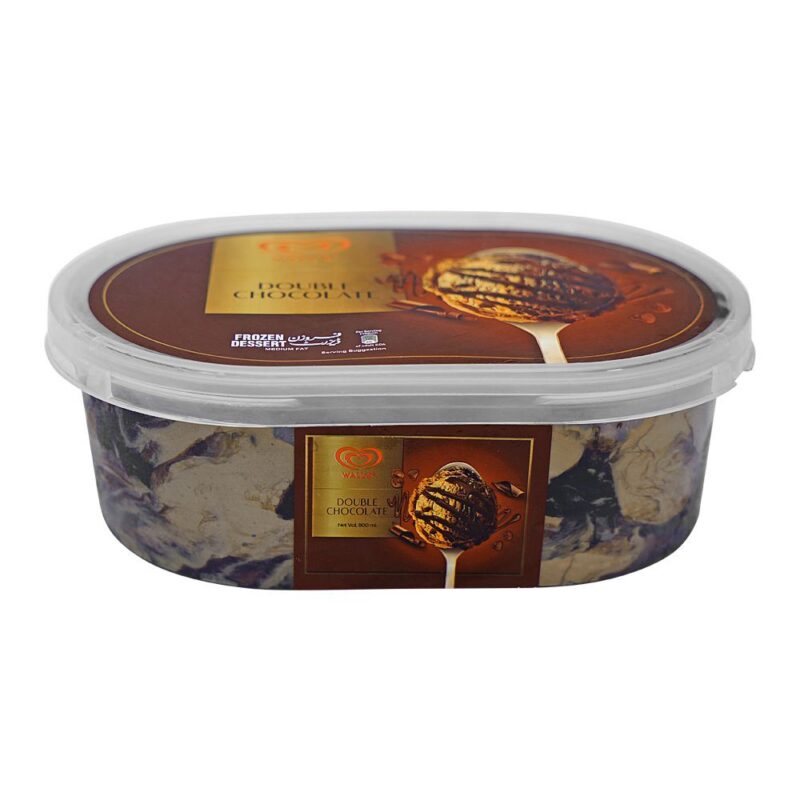 Wall's Double Chocolate Tub, Frozen Dessert, 800ml