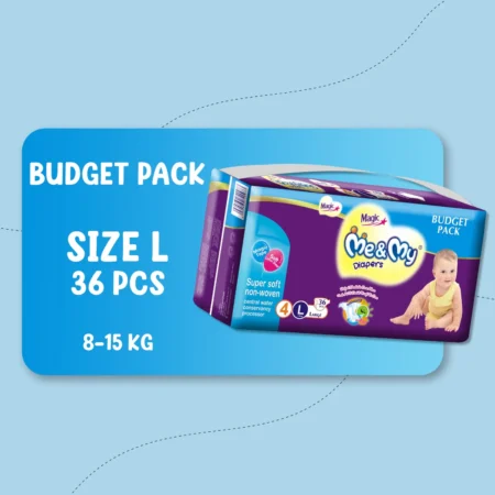 Hygienichub  ME & MY MAGIC BUDGET (L) -36 PCS