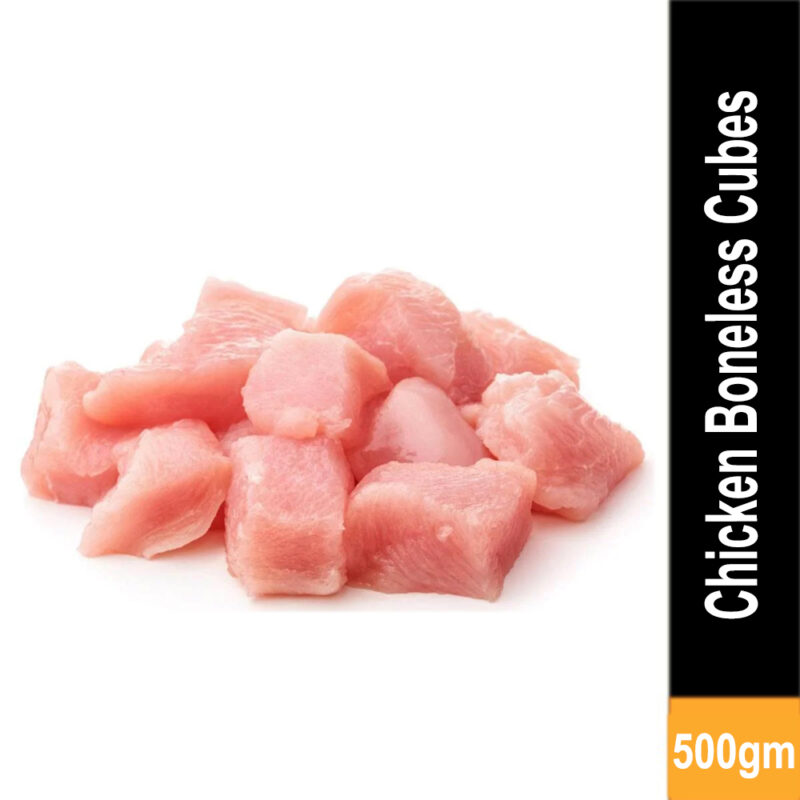 Chicken Boneless Cubes Half kg