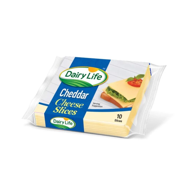 Dairy Life Cheddar Cheese Slices 10 piece