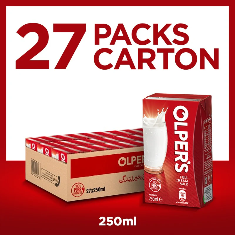 Save 6% Olpers Milk 250ml - 27pcs Carton