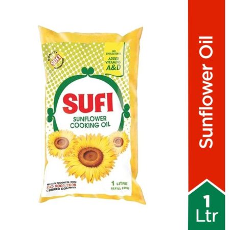 Sufi Sunflower Oil Poly Bag - 1Ltr