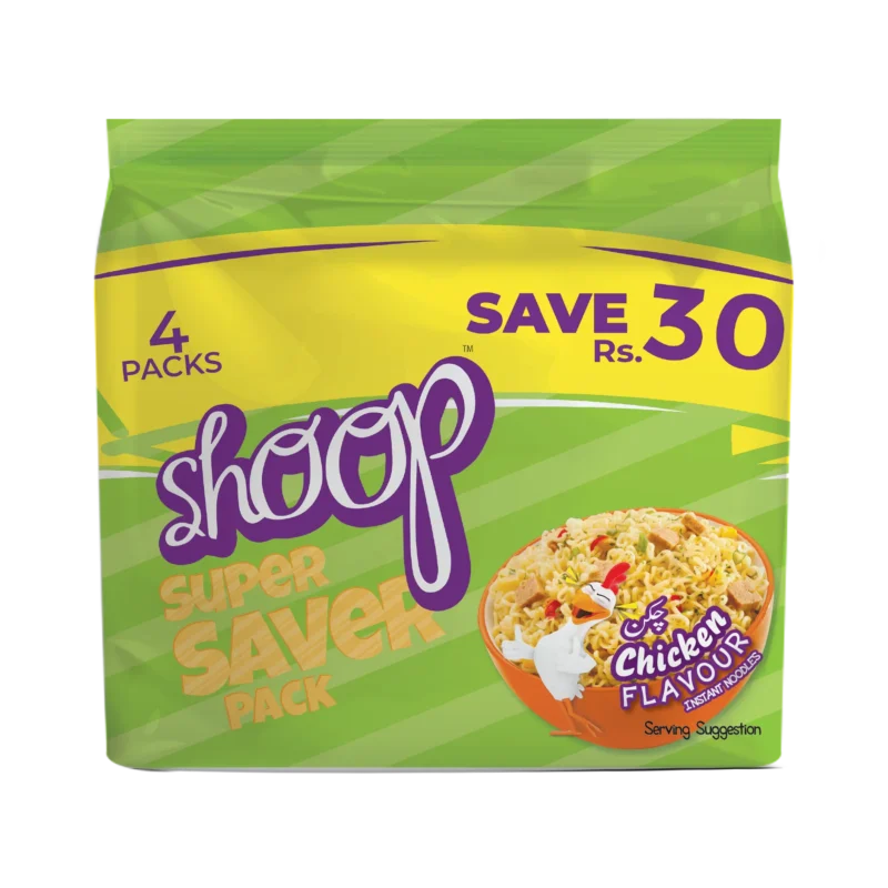 Shan Shoop Noodles Chicken 65gm Super Saver Pack of 4