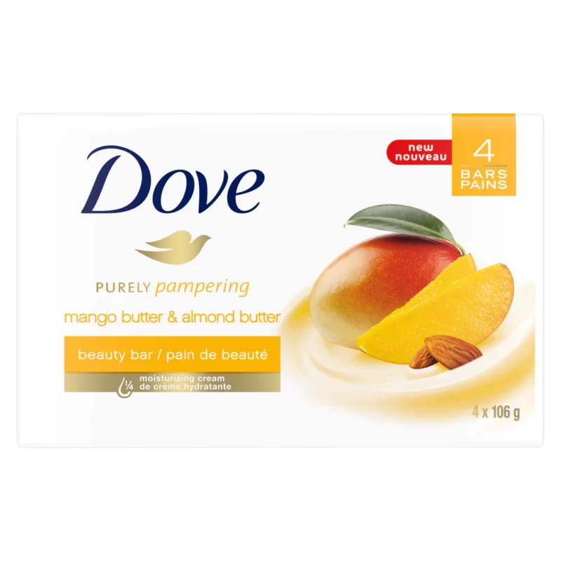 Dove Purely Pampering Mango Butter Beauty Bar Soap 106 gm
