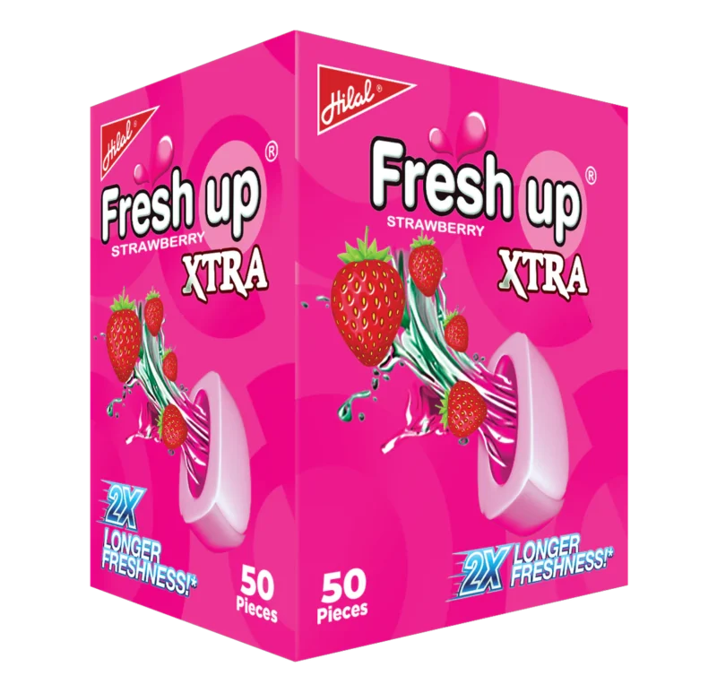 Hilal Fresh Up Strawberry (Box) 50Pcs