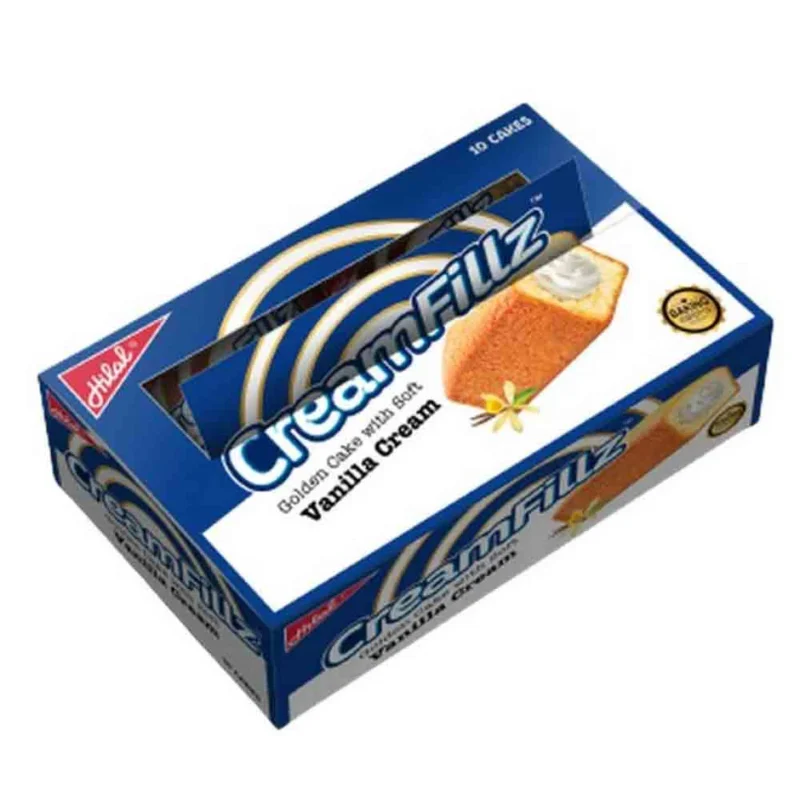 Hilal Creamfillz Vanilla Cream 10pcs Box