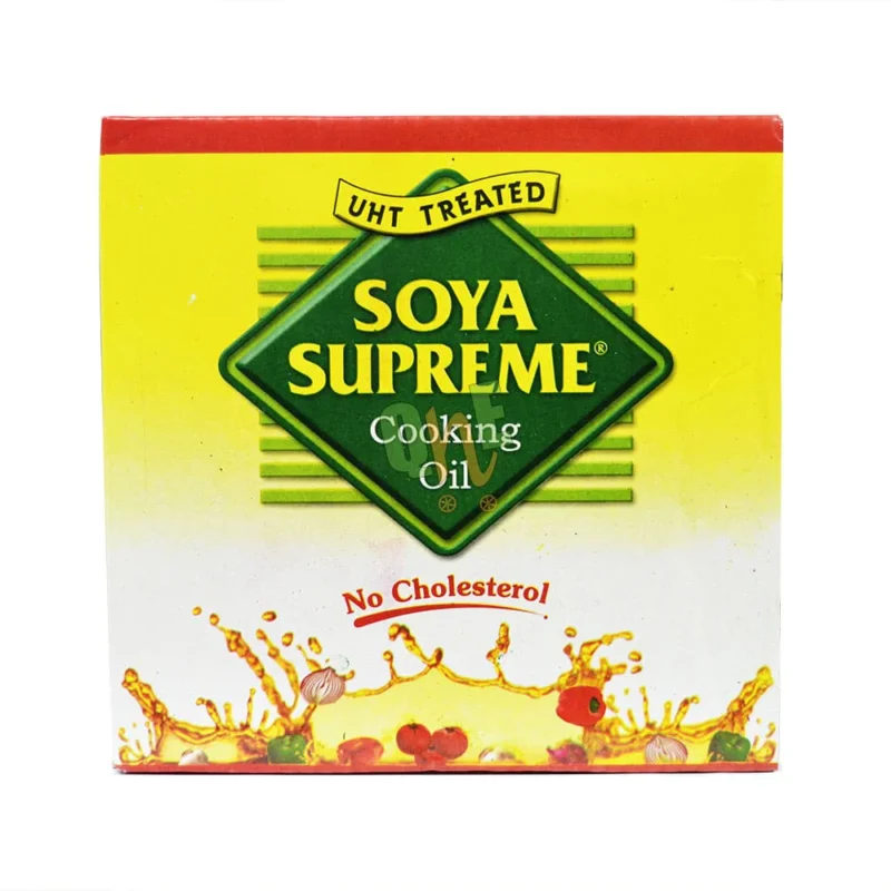 Soya Supreme Cooking Oil Poly Bag 1 Litre x 5 Pieces
